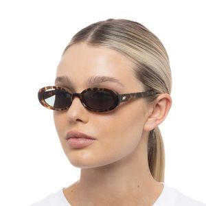 Le Specs Outta Love 90’s inspired tortoise sunglasses